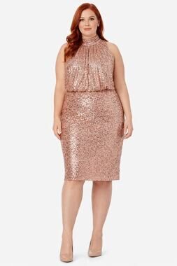 eliza j sequin mock neck cocktail dress 6105781_670